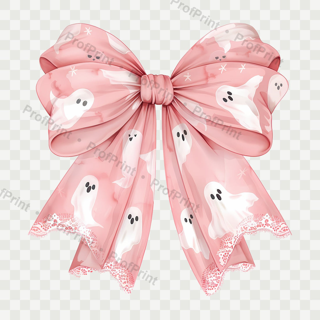 Coquette Ghost Bow DTF Transfer