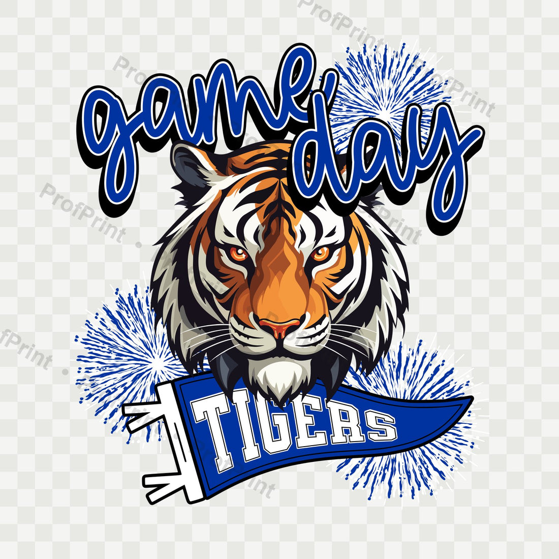 Tigers Game Day DTF Transfer
