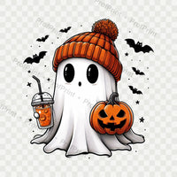 Cute Ghost Halloween DTF Transfer