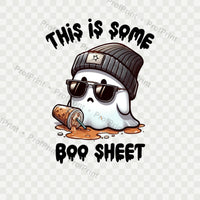 Boo Sheet Ghost DTF Transfer size guide