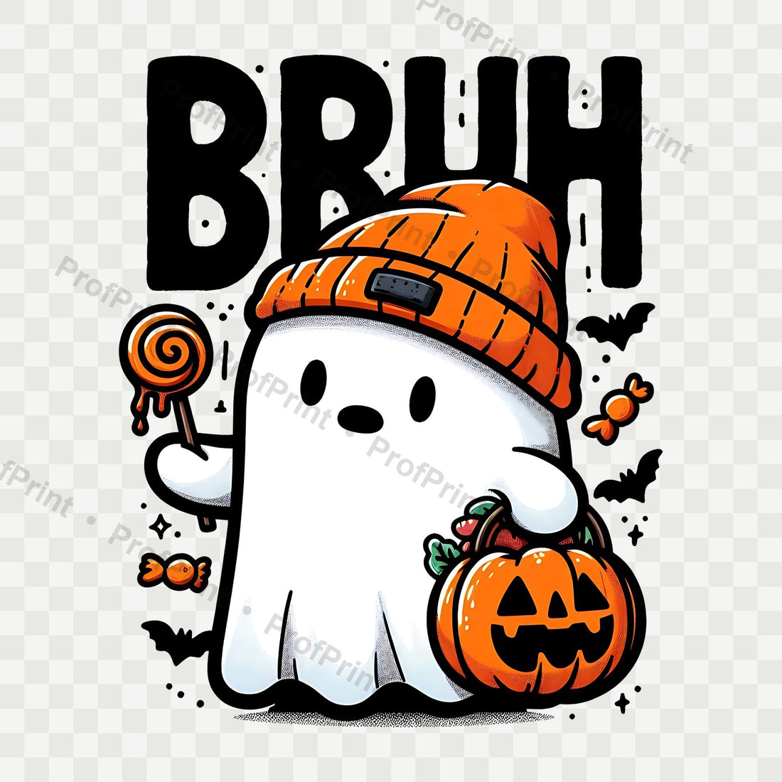 Cute Ghost Kids DTF Transfer