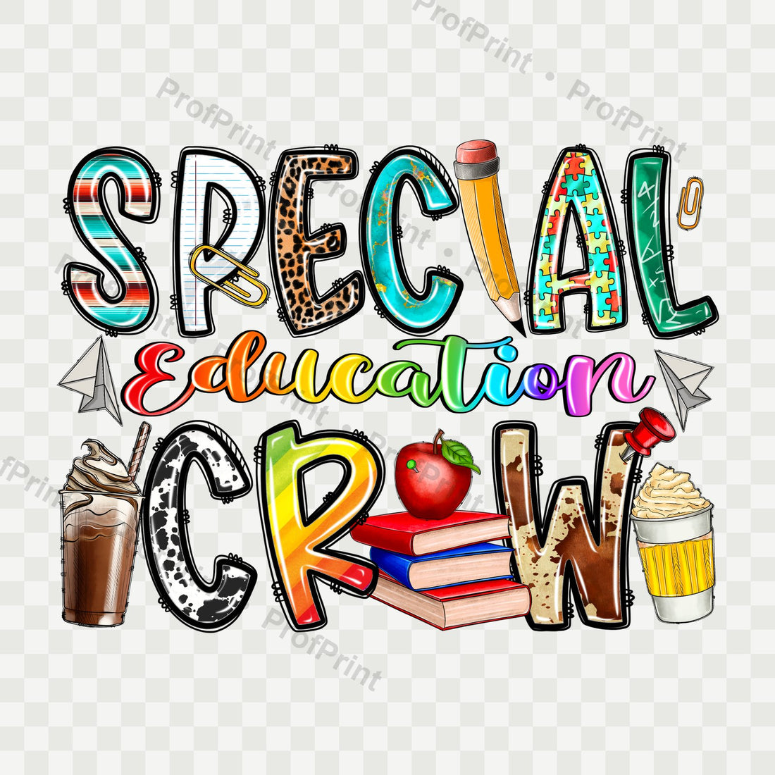 Special Education Crew DTF Transfer