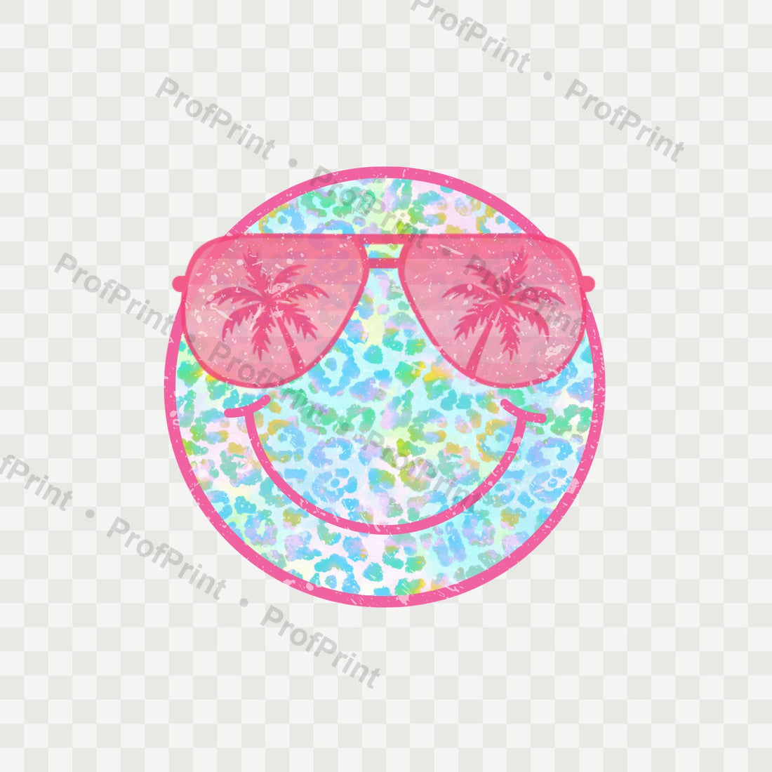 Beach Vibes Smile DTF Transfer