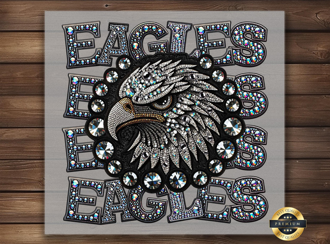 Fierce Eagle Mascot DTF Transfer