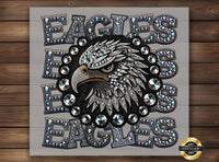 Fierce Eagle Mascot DTF Transfer