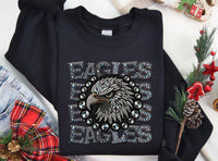 Fierce Eagle Mascot DTF Transfer