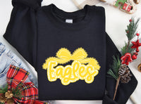 Eagles Floral Bow DTF Transfer